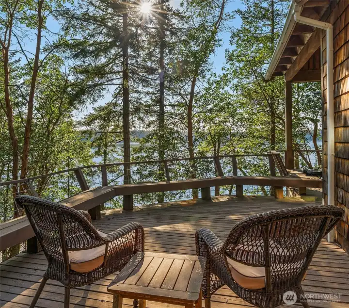 View from the bonus room/south side of deck.