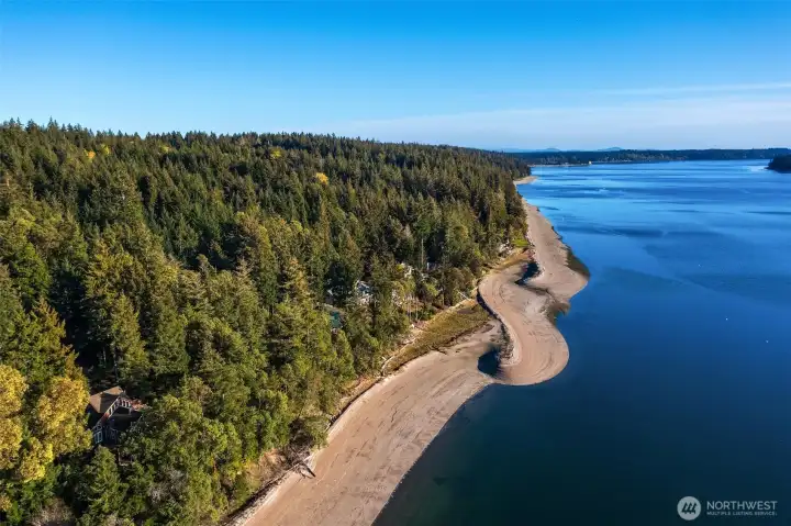 Aerial looking South