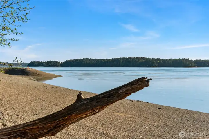 From the beach looking South