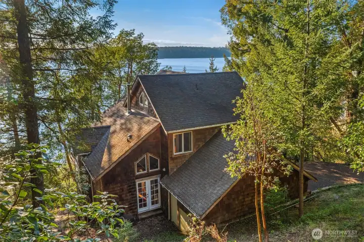 Southeast corner of home looking West