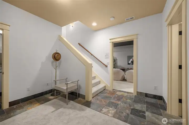 Expansive space downstairs