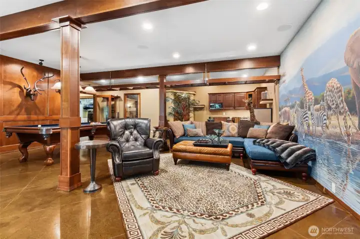Family Room on Lower Level