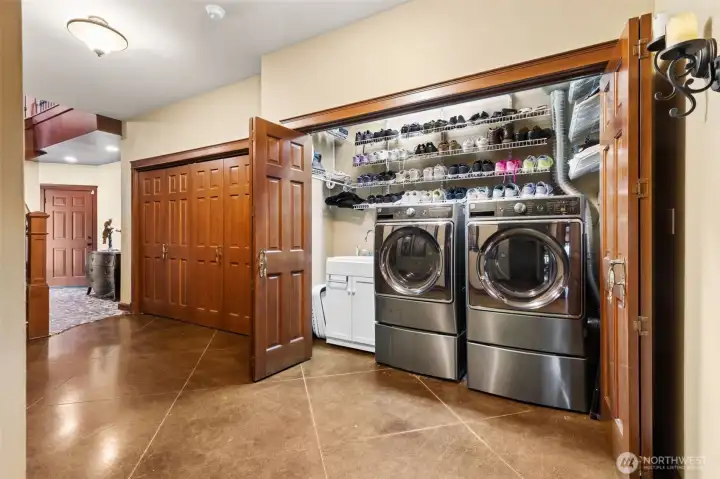 Laundry on Lower Level