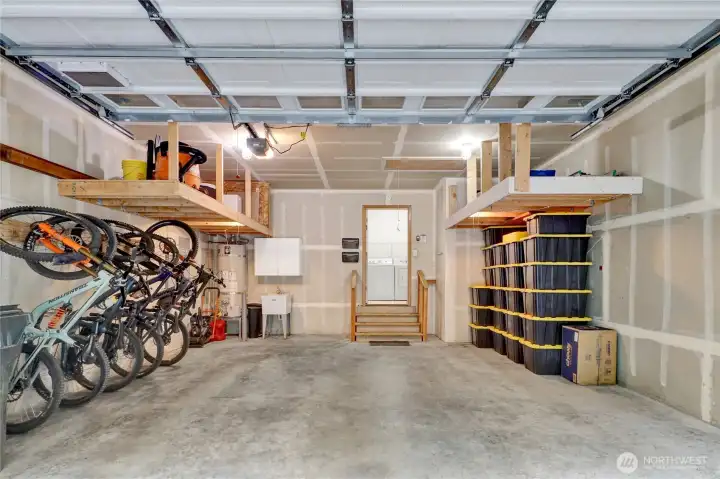 2 car garage features high ceilings and plenty of space! 2 car garage features high ceilings and plenty of space!