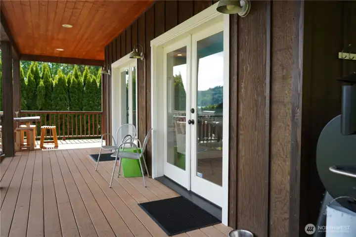 Expansive wrap around deck.