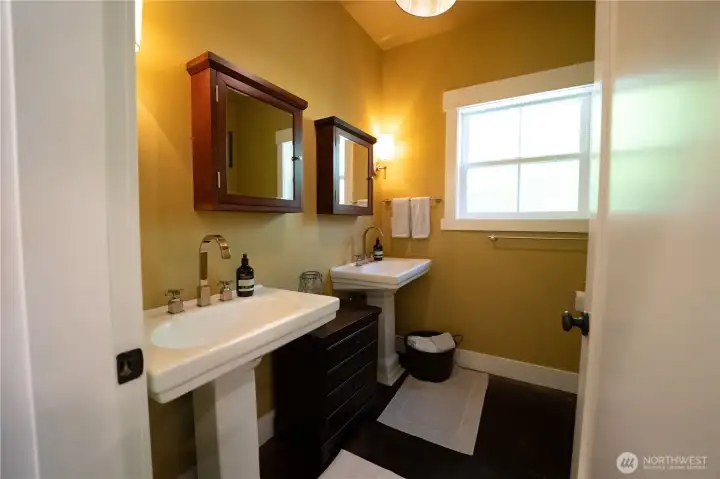 Second bathroom on main level.
