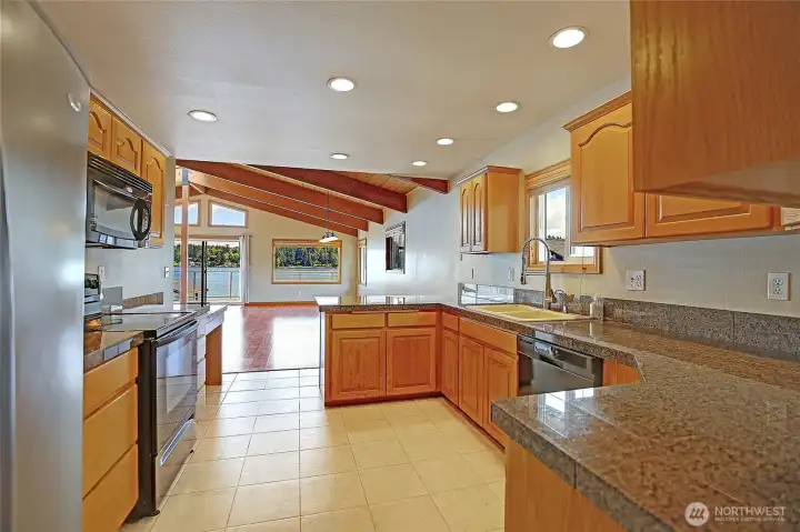 Tile, Ample Lighting and Views~