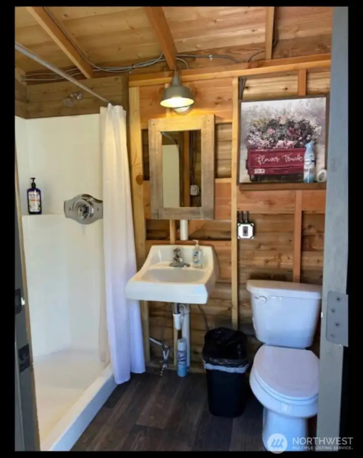 Inside bathhouse