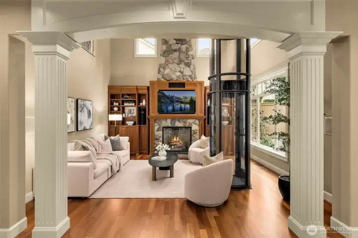 The living room is the heart of the home - the open floor plan is thoughtfully designed to flow effortlessly throughout the home