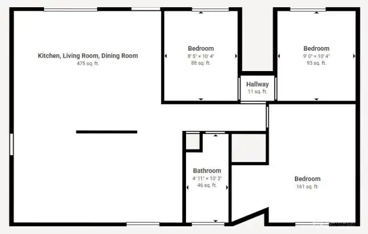Floor Plan - 2 car garage not showing in floor plan
