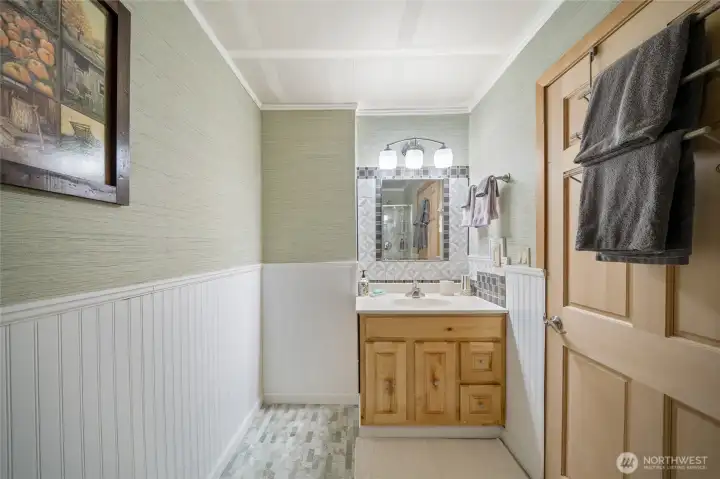 Basement bathroom roughed in Basement bathroom roughed in