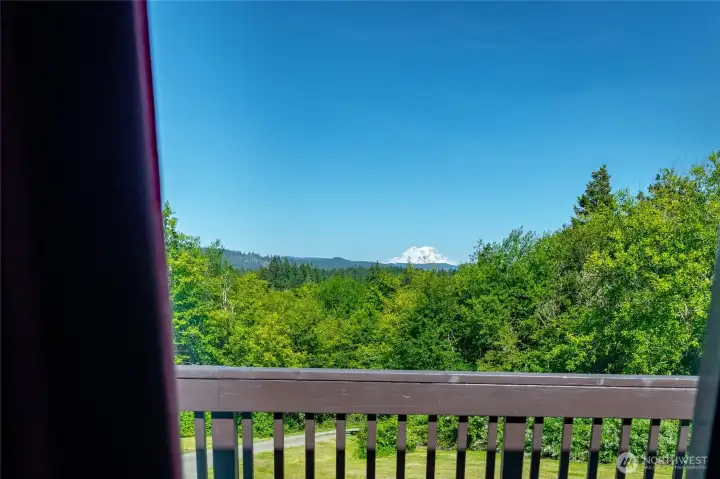 Incredible serene Mt. Rainier views from the main deck Incredible serene Mt. Rainier views from the main deck