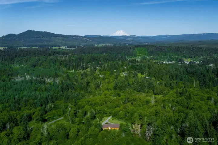 Stunning panoramic view captured from the private hillside. Stunning panoramic view captured from the private hillside.