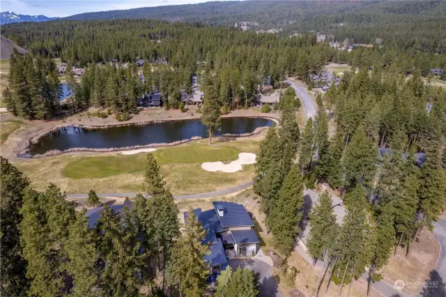 Another Drone showing nearby pond