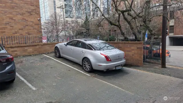 Large  Corner Parking Spot