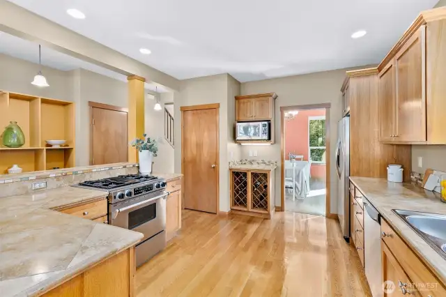 Large kitchen-open concept