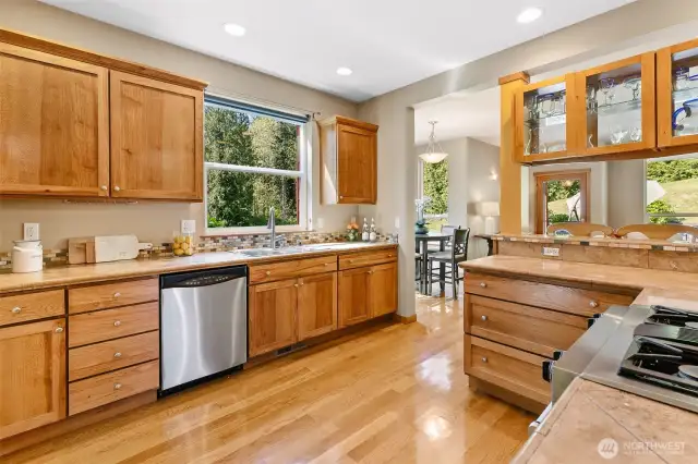 Large kitchen-open concept