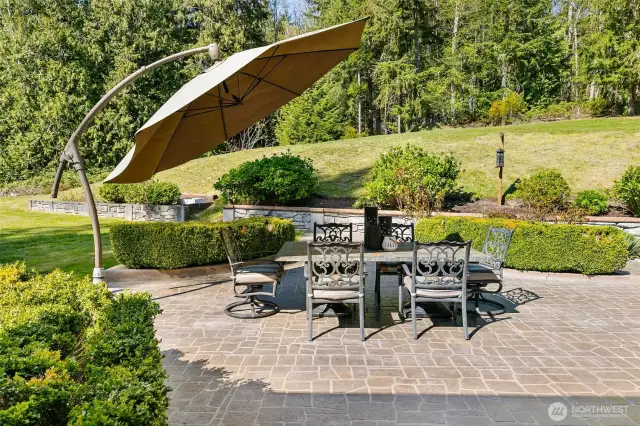 Outdoor dining area