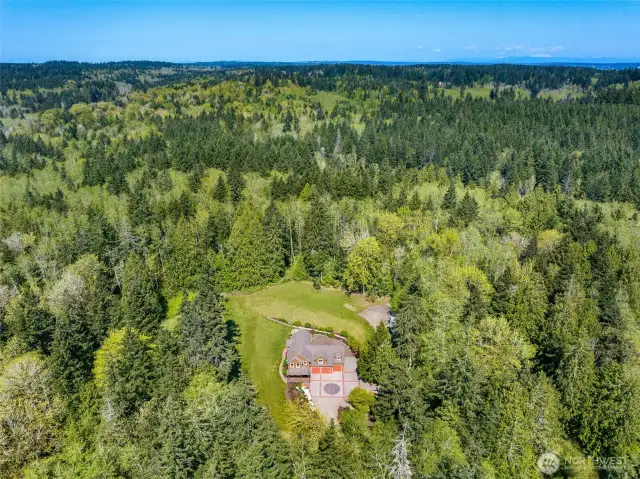 2.83 acres private oasis - Aerial view