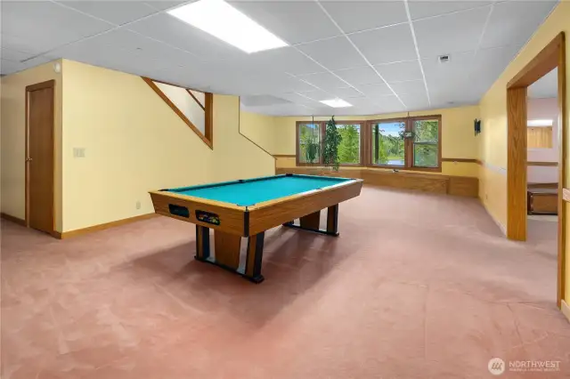 lowerer Level Living Room with Lake View