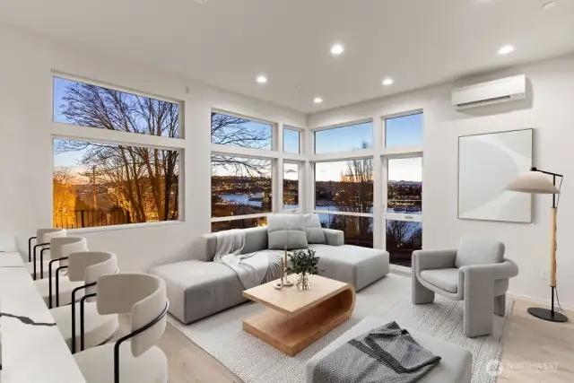 3rd Floor great room. Virtually Staged