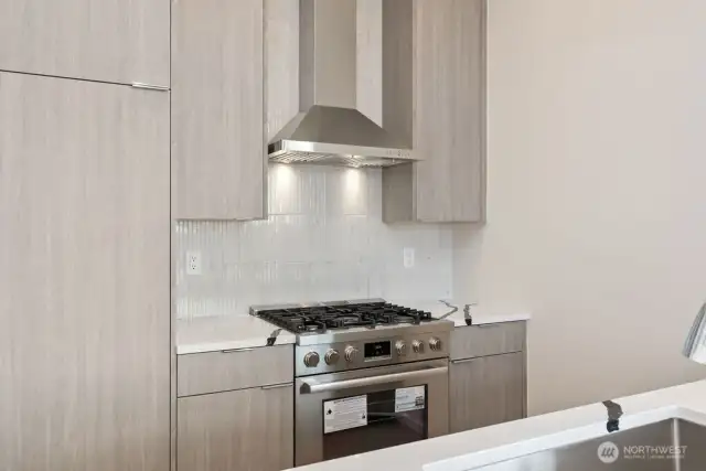 3rd floor kitchen with gas stove
