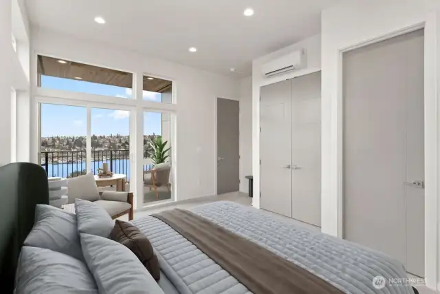 4th floor primary suite. Virtually staged