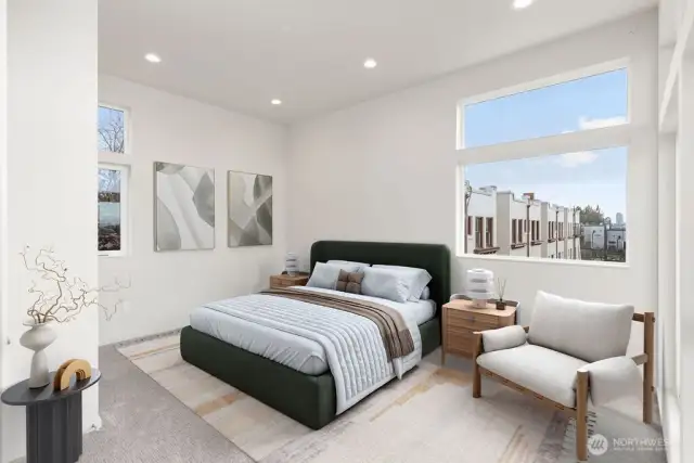 4th floor primary suite. Virtually staged