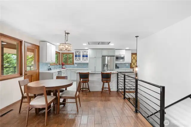 Dining into Kitchen