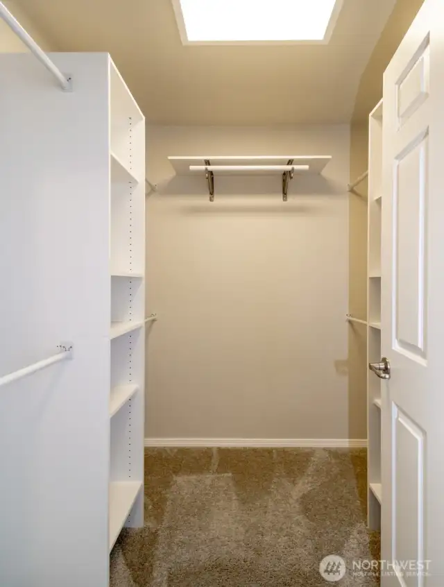 Primary closet