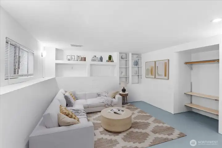 *Virtual Staged-Rec. Room.