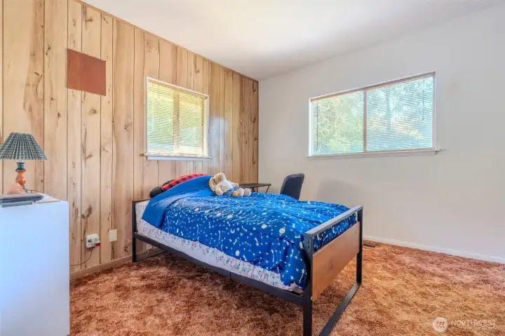 The second bedroom provides plenty of space and flexibility for how you choose to use it. Whether it becomes a comfortable room with a queen bed, a gaming setup, a spot for music, or a dedicated hobby space, the layout makes it easy to adapt to your lifestyle!