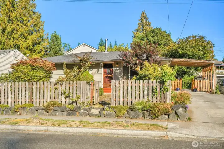 Fully fenced and ready for your furry friends.