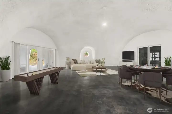 2nd Dome-living-room/rec.room/office/ virtually staged-
