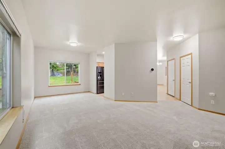 Plenty of room for a dining area