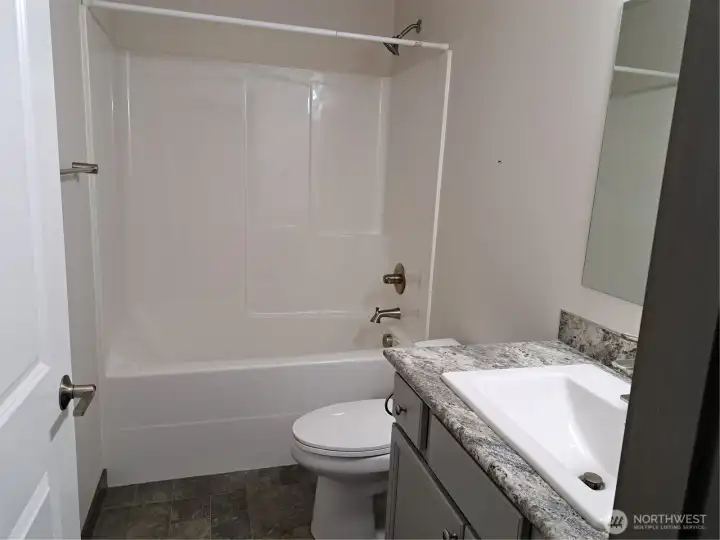 Hallway bathroom