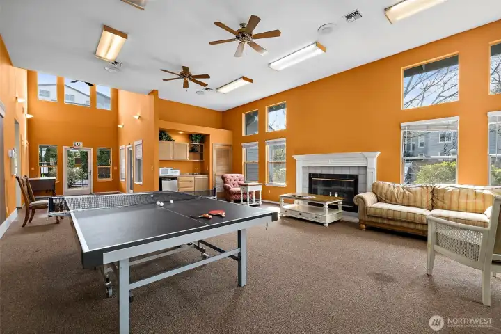 Clubhouse game room.