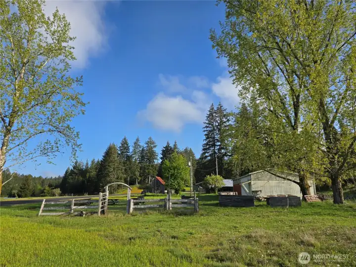 view of farm from the lot