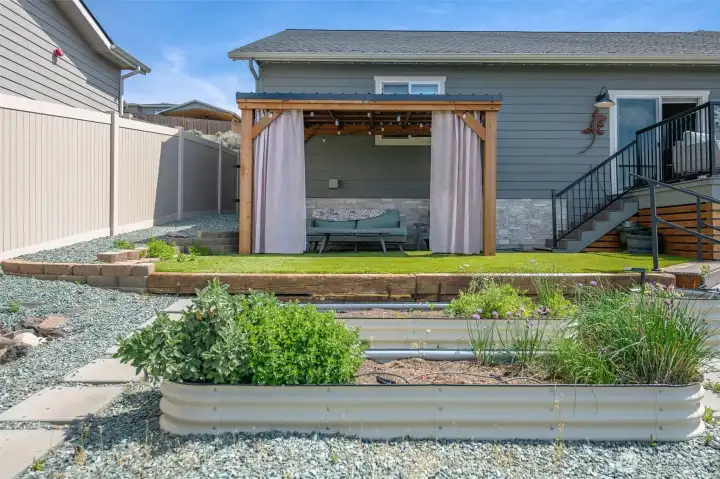 Gazeboe and Rasied Garden Beds