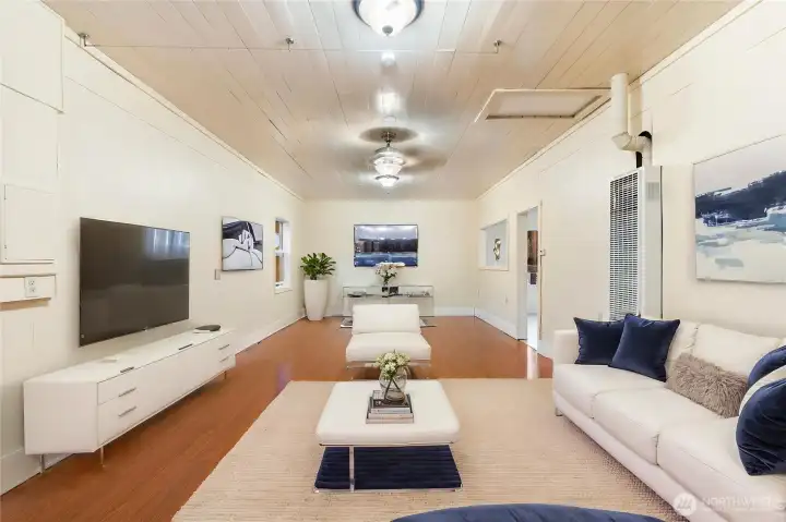 Second Version Virtually Staged Living Room