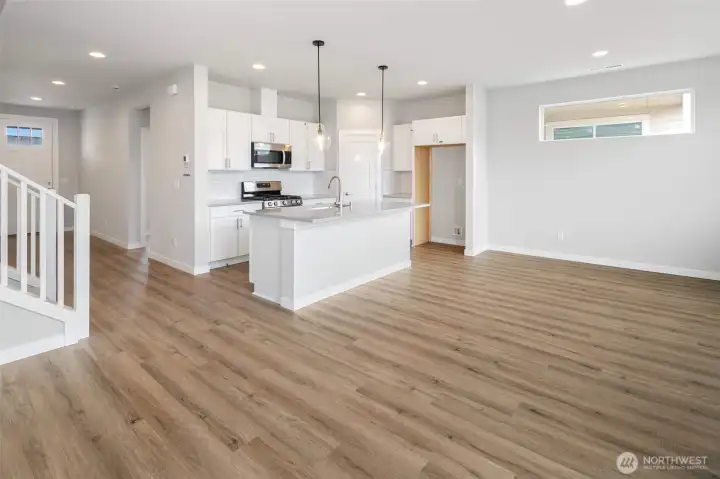 Large Open Space for Great Room/Dining Room