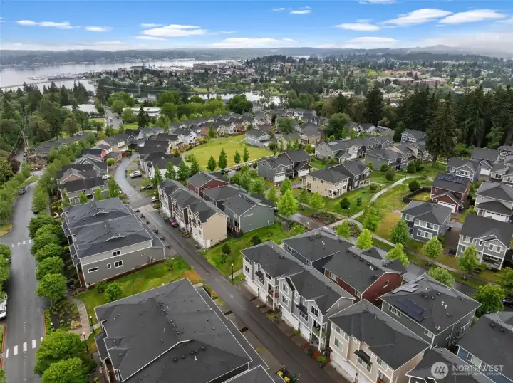 Aerial view of the neighborhood Aerial view of the neighborhood