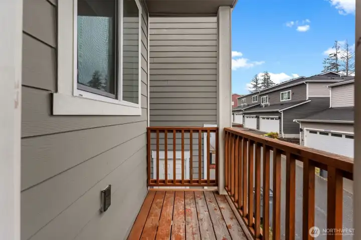 Covered porch for relaxing with a cup of coffee Covered porch for relaxing with a cup of coffee