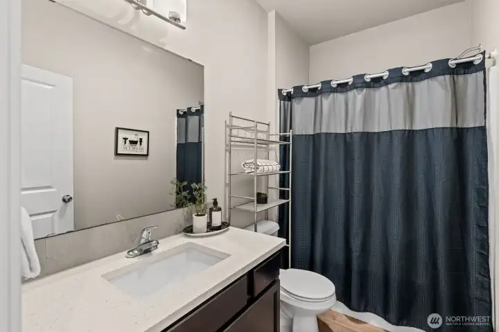 Full bathroom for main floor Full bathroom for main floor