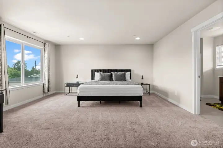 Spacious primary suite Spacious primary suite