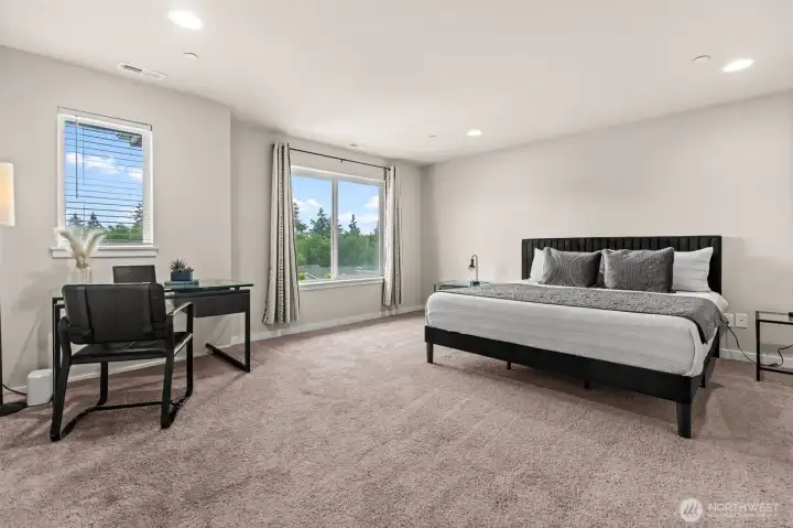 Oversize space with big windows for lots of light Oversize space with big windows for lots of light