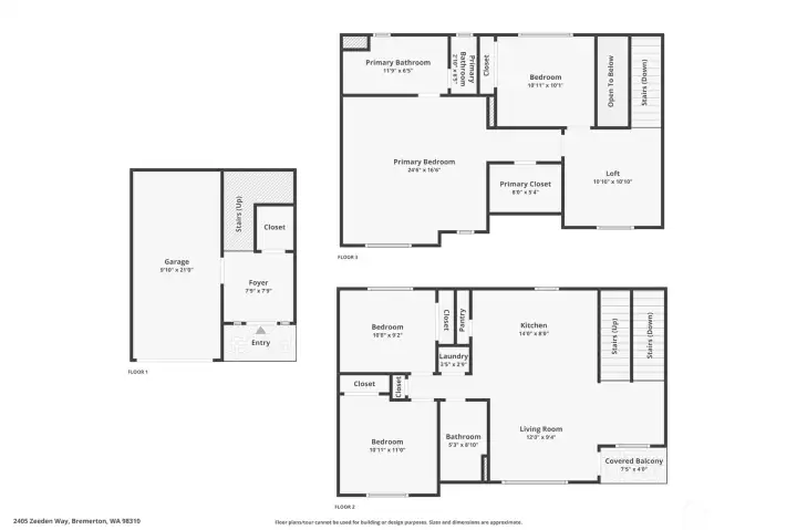 Combined floor plan Combined floor plan