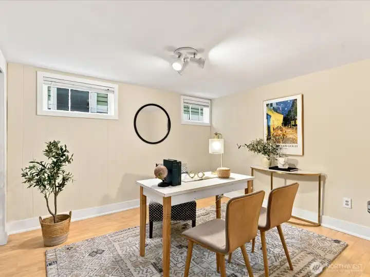 bedroom 3 in basement (non conforming)