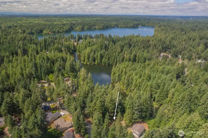 Aerial View of property and surrounding lakes Aerial View of property and surrounding lakes