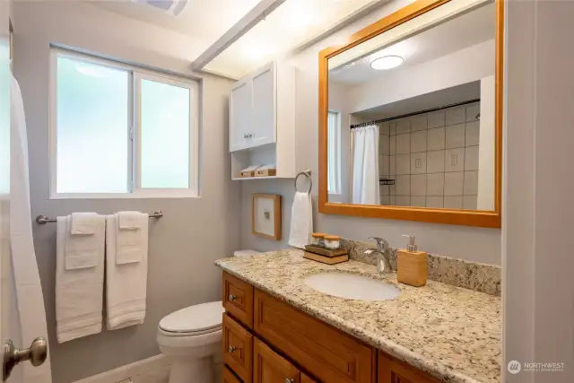 Hall Bath with tub